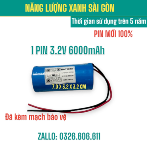 Pin sạc Life04 32700(thay thế pin 32650 cũ) 3.2v 6000mAh 12000mAh đến 60000mAh dùng cho đèn năng lượng mặt trời đèn pha năng lượng từ 10w 20w đến 500w