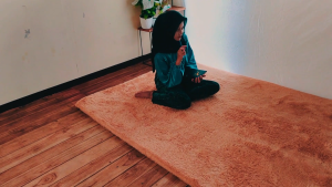 Karpet Bulu Rasfur anti slip empuk 150x100x2.5cm.  aesthetic mewah LP