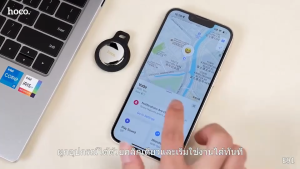 HOCO E91 Smart Tag เครื่องติดตาม GPS บลูทูธ ค้นหาตําแหน่งกุญแจ สัตว์เลี้ยง สําหรับกุญแจ กระเป๋า กันน้ํา เข้ากันได้กับ iOS เท่านั้น - Lazada