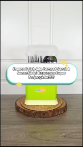 Tempat Sendok Garpu 4 Sekat Tutup GS Green Genki Market