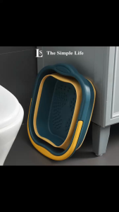 Chậu ngâm chân massage chậu ngâm chân gấp gọn thau bồn massage chân có tay cầm thư giãn xếp gọn