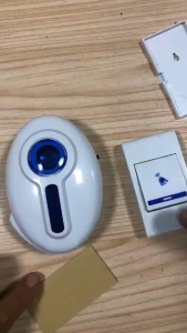 Wireless Doorbell 50m-80m Range Smart Home Doorbell waterproofing Operating Ringer Battery Model Pushbutton DC For Home Security Office Dustproofing