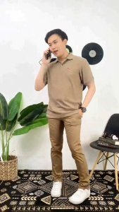 ZWECKOUT LABEL - Celana Chino Panjang Pria Slimfit Big Size