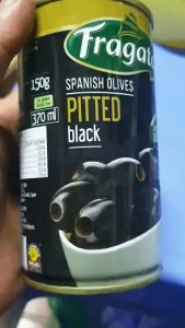 Hộp Olive Đen Tách Hạt Fragata (350g) nhập khẩu Tây Ban Nha