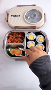 Freckles Premium Stainless Steel Lunch Box - Kotak Bekal Makan Anak