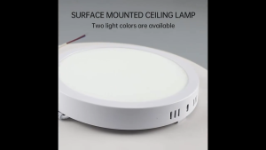 Led Surface Downlight Round/Square Home Lighting Lampu Siling 30W/24W/18W Plaster Ceiling Light