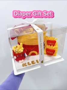 [ Genius Baby House ] Diapers Cake New Born Gift set-MCD G4203