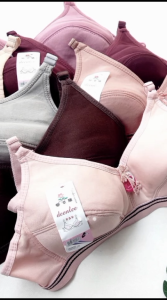 6 PCS Bra/ BH Sport Wanita Dewasa Tanpa Kawat Tanpa Busa Jumbo Terlaris harga Grosir/Dalaman Wanita