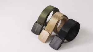 Rhodey Tali Ikat Pinggang Pria Anti X-Ray Plastik Automatic Buckle - 899