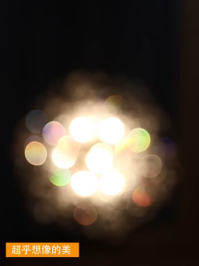 Dunia Lampu Lampu Gantung Hias Kristal Dandelion  56 watt Firework 3in1 Color - NE303 Bohlam G-4/G-9  Lampu Kembang Api Lampu mini bar