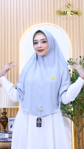 Al-zea Kennan Size XL hijab instan bergo daily jilbab Pet Antem Kerudung Jersey Premium