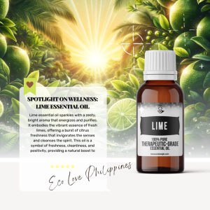 Premium Lime Essential Oil 100% Pure Therapeutic Grade Steam Distilled 100% Pure Vegan Aromatherapy