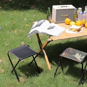 Portable outdoor folding chair seat for fishing and camping 220 load-bearing outdoor folding leisure chair for camping travel hiking barbecue fishing beach