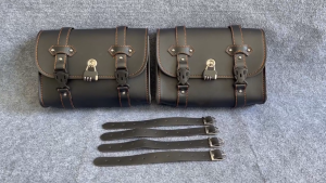 Cặp Túi Da Treo Hông Xe Máy Xe Motor Có Khoá 27cm