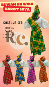 Barot saya costume set for kids