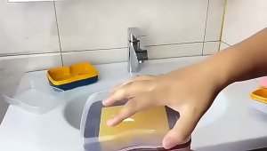 Soap Box Bathroom Soap Holder With Lid Draining 2 in 1 Bathroom Essentials Organizer For Bathroom