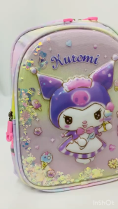 iSchoolDy Kids Cartoon Kuromi School Bag Beg Sekolah