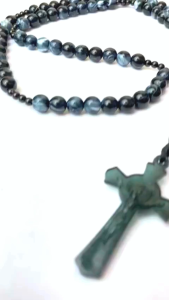 Rosario 77 Bapa Kami Series Marmer Hitam