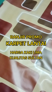 karpet lantai vinly roll satu gulung 15 Meter Motif Beragam