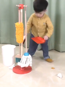 [SG SELLER] Sweep Mop Broom Duster Dustpan Children Pretend Play Toy Kids Cleaning Tools Toys Fun & Educational Cleaning