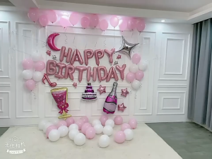 (KL Seller)(Ready Stock) Liquor Party Celebrate Decoration Theme Foil Balloon Comewith packaging