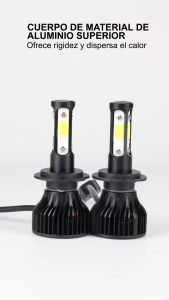 RAZMAXX Turbo White 60W LED Headlight Bulbs H4/H7/H8/H11/9005/HB3/9006/HB4/9004/9007/9008/H13 16000LM High Intensity Canbus with IP68 Waterproof for Car Lighting