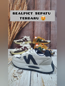 Sepatu Sneakers Pria/Wanita Fashion N XINLONG New Quality Elastic BISA COD-FREE DUS