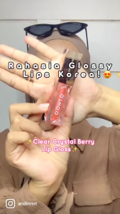 O.TWO.O 5 Color Transparent Lip Gloss Crystal Berry lip tint Moisturizing Long Lasting Liquid Lipstick Lightweight Soft Lip Care Dudu Glass Lip Gloss Plumper Non-sticky Cosmetics Lipstick