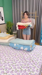 [HCM] ❤️SIZE TO 100 LÍT❤️ Túi đựng quần áo chăn màn vải canvas không thấm nước giỏ đựng đồ đa năng -Randy