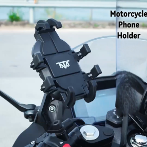 Cellphone Holder For Motorcycle Motorbike 360° Rotation Universal Adjustable Non-slip Holder Clamp Mirror Handlebar Type