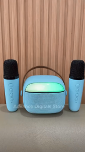 Advance Speaker V6 Bluetooth Portable HiFi Stereo Karaoke Free 2 Mic