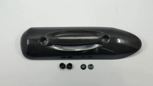 PELINDUNG KNALPOT SCOOPY (HITAM) - COVER TUTUP / PENUTUP / TAMENG / KENALPOT SCOOPY KARBU HITAM