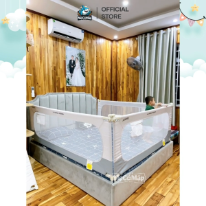 Thanh Chắn Giường Pakey SB2 Premium 2024 Màu Sắc Sang Trọng Thanh Chắn Giường Cho Bé Có Khóa Kép Cố Định Chắc Chắn