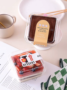 Mika Persegi Kotak Kue Bolu Cake isi 10SET