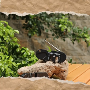 4-in-1 Portable Mini Knife Sharpener Tool Steel Outdoor EDC Mini Tool Sharpener for Camping Hiking