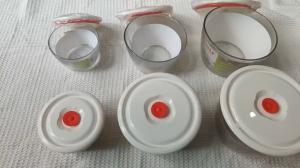 Thố thủy tinh Thố Thủy tinh có nắp Thố Thủy tinh tròn có nắp Thố Thủy tinh hình tròn có nắp Thố thủy tinh lớn Thố thủy tinh tròn Thố thủy tinh đựng đồ ăn đựng mứt  MB46  - Nhập khẩu Indonesia tiêu chuẩn Châu Âu