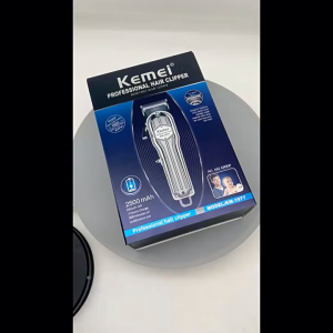 Tông Đơ Cắt Tóc Bấm Tóc Chuyên Nghiệp Cao Cấp Cho Salon Kemei KM 1977 Pin Lithium