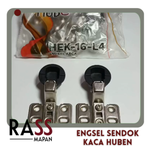 1 PASANG Engsel Sendok Kaca Hidrolis Lemari Buffet Etalase Diameter Coak 26mm 35mm