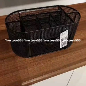 Rak Organizer Alat Tulis Serbaguna Desk Jaring Besi 22x11x10cm WEO IF6304
