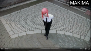 Anime Chainsaw-Man Makima Cosplay Costume Women Big Size Black Jacket Suit Set with Tie Uniform Wig Outfit