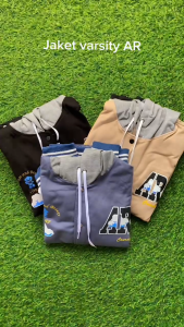 Jaket Baseball Hoodie Oversize M-XXL: Gaya Korea Terbaru Untuk Cowok & Cewek
