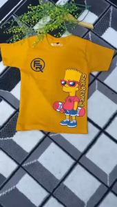 paket kaos anak isi 5 Pcs 3 - 16 tahun motif distro bahan katun 24s tebal lembut