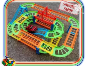 Bộ Lắp Ghép Đường Ray Ôtô Chạy Pin Cho Bé  Đồ Chơi Giáo Dục Đường Ray Xe Lửa ( Chưa Kèm Pin) 02012