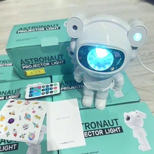 Đèn Phi Hành Gia Galaxy  Có Loa Bluetooth Chế Độ Nháy Theo Nhạc Nâng Cấp Ảnh Trăng Siêu Ảo Diệu Kèm Điều Khiển