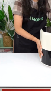 Air Fryer Transparan Low Watt Samono 5 Liter | Penggorengan Tanpa Minyak Transparant SW-AFW50