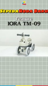 Mainan Kendaraan Anak Anak Sepeda Unisek Ride On IORA TM 09 sepedah motor motoran anak