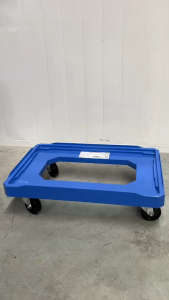 Super Plast รถเข็นอเนกประสงค์ รถขนของ 4 ล้อ พลาสติกแข็งแรงทนทาน สำหรับขนย้าย และบรรทุกสิ่งของ สีเหลือง รุ่น D6040