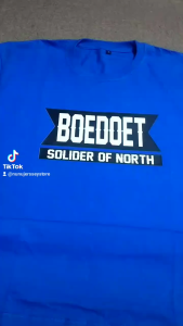 KAOS BAJU BOEDOET SOLIDER OF NORTH BAHAN ADEM DAN NYAMAN CASUAL REALPICT KEREN FULL KATUN