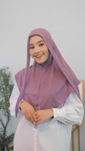 𝐐𝐈𝐒𝐓𝐇𝐘 𝐇𝐈𝐉𝐀𝐁 - NADIRA | Bergo Tali Melayu Jersey | Bergotali Instan French Melayu Dailly Jersey | Hijab Instan Melayu | Bergo Tali Jersey by Sahala