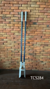 TC Post Hole Digger Heavy Duty Wooden Handle 48\\\" Hercules Pattern All-Metal Head for Gardening and Agriculture Equipment